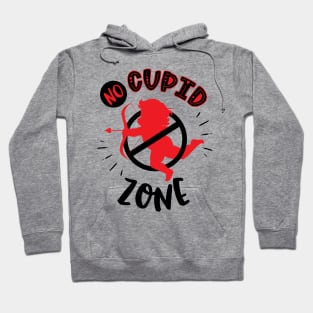 No Cupid Zone Hoodie